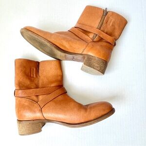 J Crew Criss Cross Ankle Boots